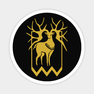 Golden Deer Emblem Magnet